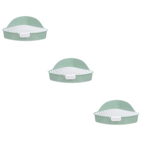 INOOMP 3Er-Box Kaninchentoilette Hamster klo kaninchenklo Hasen klo Wurf Reiniger für Meerschweinchen kaninchenkäfig Käfige für Meerschweinchen Hasen-Töpfchen aus Plastik Hasenzubehör pp INOOMP 3Er-Box Kaninchentoilette Hamster klo kaninchenklo Hasen klo Wurf Reiniger für Meerschweinchen kaninchenkäfig Käfige für Meerschweinchen Hasen-Töpfchen aus Plastik Hasenzubehör pp von INOOMP