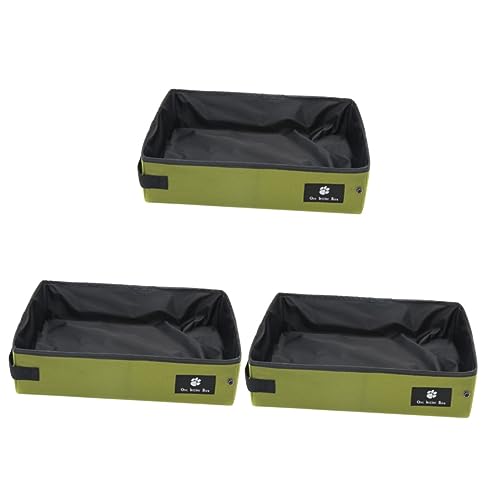 INOOMP 3Er-Box pet Pee Fall wasserdichte Katzentoilette Haustierbett Terrassen verformungsbeständig Aquarienbrücke Verwendung im Freien Faltbare Katzentoilette Falten Mülleimer INOOMP 3Er-Box pet Pee Fall wasserdichte Katzentoilette Haustierbett Terrassen verformungsbeständig Aquarienbrücke Verwendung im Freien Faltbare Katzentoilette Falten Mülleimer von INOOMP