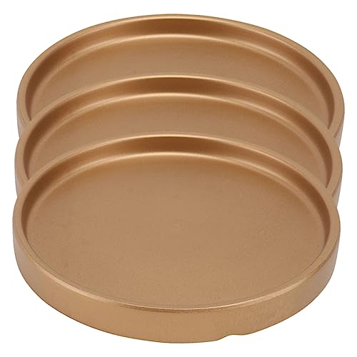 INOOMP Elegante Keramik-pflanzenuntersetzer 3er-Pack Goldrand Pflanzschalen Für Den Innenbereich Tropfschutz INOOMP Elegante Keramik-pflanzenuntersetzer 3er-Pack Goldrand Pflanzschalen Für Den Innenbereich Tropfschutz von INOOMP