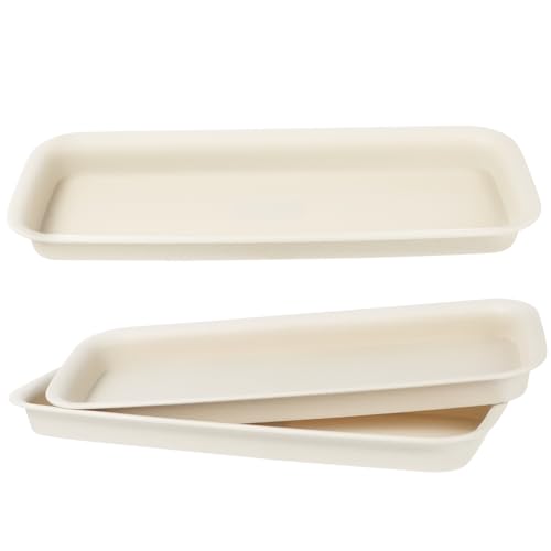 INOOMP 3St Blumentopf Tablett Anlage Trog Korb Pflanzgefäß-Untertasse pflanzenschalen Pflanzentopf Untersetzer zimmerpflanzen Garten blumentopf Basis Gartenwasserschalen Plastik Weiß INOOMP 3St Blumentopf Tablett Anlage Trog Korb Pflanzgefäß-Untertasse pflanzenschalen Pflanzentopf Untersetzer zimmerpflanzen Garten blumentopf Basis Gartenwasserschalen Plastik Weiß von INOOMP