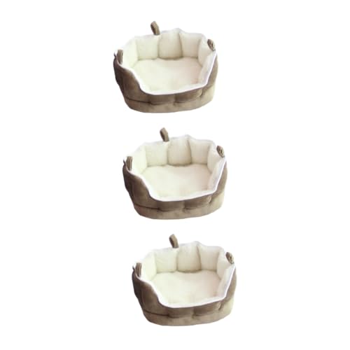 INOOMP 3 Stücke Luxus Weiche Haustier Bett Meerschweinchen Chinchilla Frettchen Hamster Eichhörnchen Mäuse Komfortable Sofa Warme von INOOMP