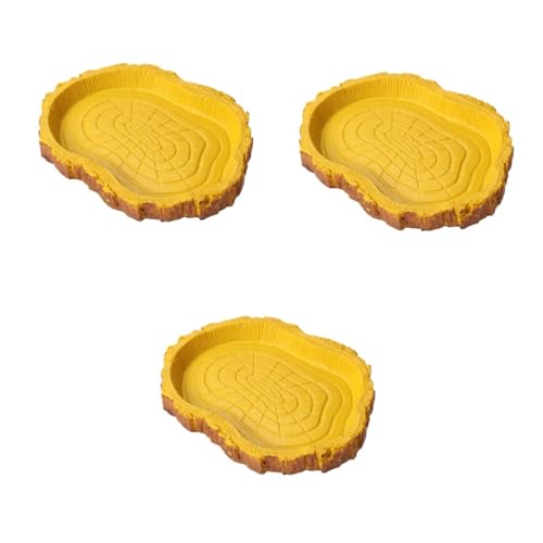 INOOMP 3stücke Reptile Basin Futter Und Wasserschale Für Terrarien Robuste Und Natürliche Sicheres Harzmaterial Für Schildkröten Eidechsen Und Bartagamen INOOMP 3stücke Reptile Basin Futter Und Wasserschale Für Terrarien Robuste Und Natürliche Sicheres Harzmaterial Für Schildkröten Eidechsen Und Bartagamen von INOOMP