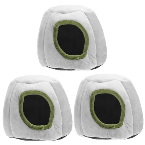 INOOMP 3stücke Kleintier Nest Für Hamster Waschbares Warmhaltendes Komfortables Schlafhaus Für Kleine Haustiere Wie Hamster Meerschweinchen Und Frettchen Halboffenes Design Für INOOMP 3stücke Kleintier Nest Für Hamster Waschbares Warmhaltendes Komfortables Schlafhaus Für Kleine Haustiere Wie Hamster Meerschweinchen Und Frettchen Halboffenes Design Für von INOOMP