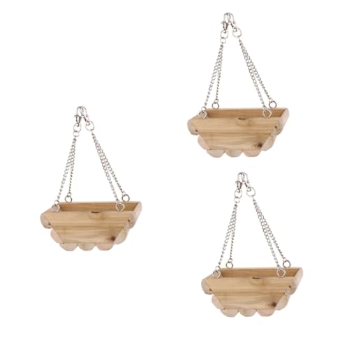 INOOMP 3stücke Hängende Holzschaukel Für Hamster Spielzeug Im Boot-Design Für Kleintiere Einfach Im Käfig Zu Installieren Stundenlanger Spielspaß Für Hamster Zwerghamster Mäuse INOOMP 3stücke Hängende Holzschaukel Für Hamster Spielzeug Im Boot-Design Für Kleintiere Einfach Im Käfig Zu Installieren Stundenlanger Spielspaß Für Hamster Zwerghamster Mäuse von INOOMP