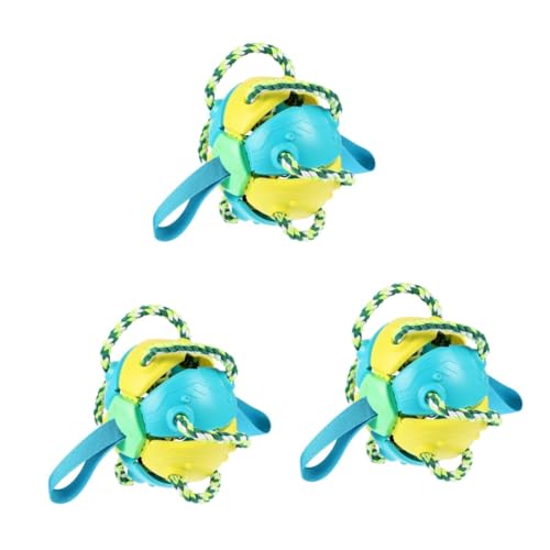 INOOMP 3St Haustier- Kauspielzeug für Welpen Spielzeug mit fliegendem Ball interaktives Spielzeug outdoorspielzeug Spielzeuge kauendes Spielzeug bissfester Haustierhund Hündchen von INOOMP