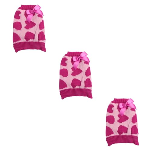 INOOMP 3St Haustier-Partykostü Herz-Hunde-Sweatshirt Welpenkleidung Welpen Pullover Weste hundewintermantel Hunde Winterjacke warme Hoodies Hundepullover Partykleidung für Haustiere INOOMP 3St Haustier-Partykostü Herz-Hunde-Sweatshirt Welpenkleidung Welpen Pullover Weste hundewintermantel Hunde Winterjacke warme Hoodies Hundepullover Partykleidung für Haustiere von INOOMP