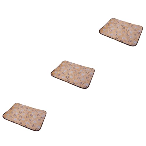INOOMP 3stücke Bamboo Kühlmatte Für Haustiere Doppelseitige Sommermatte Für Hunde Und Katzen Waschbare Atmungsaktive Matratze Für Kühlende Entspannung Und Unterwegs INOOMP 3stücke Bamboo Kühlmatte Für Haustiere Doppelseitige Sommermatte Für Hunde Und Katzen Waschbare Atmungsaktive Matratze Für Kühlende Entspannung Und Unterwegs von INOOMP