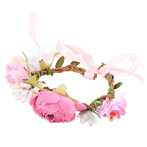 INOOMP 3St Haustierhalsband pet Supplies haustierbedarf Blumenschmuck Wiederverwendbares Hundehalsband Girlande Halskette dekoratives Hundehalsband Outdoor-Kätzchenhalsband tragbar Kranz von INOOMP