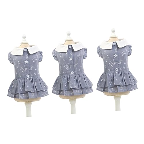 INOOMP 3St Haustierkleid hundekleidung hundebekleidung Katzenkleidung Dog Clothes Katzen Kleidung Hunde anziehsachen kleines hundekleid kleine hundekleider Sommerkleidung für Hunde INOOMP 3St Haustierkleid hundekleidung hundebekleidung Katzenkleidung Dog Clothes Katzen Kleidung Hunde anziehsachen kleines hundekleid kleine hundekleider Sommerkleidung für Hunde von INOOMP