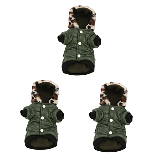 INOOMP 3St Hunde-Hoodie hundemantel für französische Bulldogge Dog Raincoat Welpenkleidung Pelzkragen Hoodies Outfit Hundemäntel Hundevlies Herbst- und Winterkleidung Jacke mit Hut INOOMP 3St Hunde-Hoodie hundemantel für französische Bulldogge Dog Raincoat Welpenkleidung Pelzkragen Hoodies Outfit Hundemäntel Hundevlies Herbst- und Winterkleidung Jacke mit Hut von INOOMP
