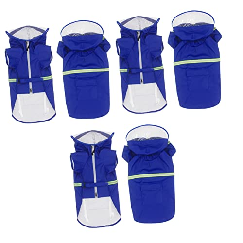 INOOMP 3St Hunde-Regen-Hoodie reflektorstreifen große größen Hunderegenmäntel für kleine Hunde Poncho-Regenmantel wimperntusche Regenjacke Hund Regen Slicker Regenmantel für Hunde Kap INOOMP 3St Hunde-Regen-Hoodie reflektorstreifen große größen Hunderegenmäntel für kleine Hunde Poncho-Regenmantel wimperntusche Regenjacke Hund Regen Slicker Regenmantel für Hunde Kap von INOOMP