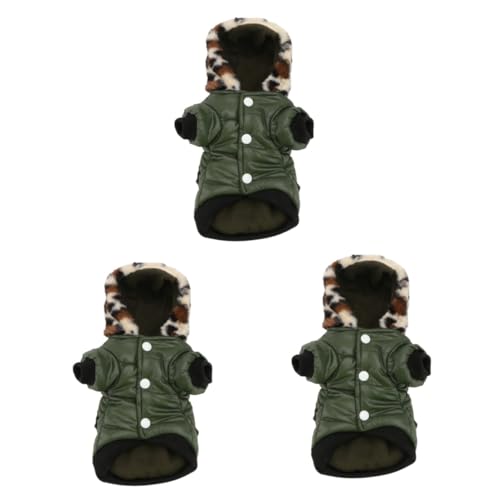 INOOMP 3St Hundemäntel hundejacke Hunde Jacke hundepulli Hoodies für Haustierbedarf Hundeweste Welpen-Hoodie Outfit Hunde-Hoodie Hundevlies Hündchen Jacke mit Hut Overall Kleidung INOOMP 3St Hundemäntel hundejacke Hunde Jacke hundepulli Hoodies für Haustierbedarf Hundeweste Welpen-Hoodie Outfit Hunde-Hoodie Hundevlies Hündchen Jacke mit Hut Overall Kleidung von INOOMP