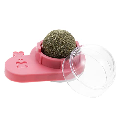 INOOMP Spielzeug 3st Katze Mu Tian Polygonum Ball Interaktives Katzenspielzeug Für Wohnungskatzen Katzensnacks Leckbar Spielzeuge Katze Minze Auto Wagen Rotieren Rosa Pp Süssigkeit von INOOMP