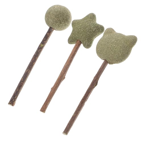 INOOMP 3St Katzenminze Lutscher Leckereien für Katzen Spielzeug für Katzenfutter Kätzchen Zauberstab Spielzeug Spielzeuge Katzenminze Snacks für Katzen essbare katzenminze Kugeln Haustier INOOMP 3St Katzenminze Lutscher Leckereien für Katzen Spielzeug für Katzenfutter Kätzchen Zauberstab Spielzeug Spielzeuge Katzenminze Snacks für Katzen essbare katzenminze Kugeln Haustier von INOOMP