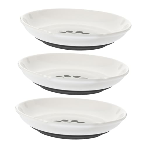 INOOMP 3stücke Teiliges Rutschfester Katzenfutter Und Wassernäpfe Keramik Mit Silikonboden Ergonomisch Gestaltet Für Kleine Katzen Fördert Gesunde Fressgewohnheiten Und INOOMP 3stücke Teiliges Rutschfester Katzenfutter Und Wassernäpfe Keramik Mit Silikonboden Ergonomisch Gestaltet Für Kleine Katzen Fördert Gesunde Fressgewohnheiten Und von INOOMP