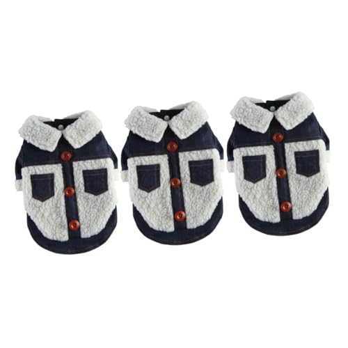 INOOMP 3St Kleidung für Haustiere Winterjacke Wintermäntel für Hunde winterliches hundeoutfit Hundemäntel hundemantel Dog Raincoat Haustiermantel Hund kältefestes Kostü Polyester Beige INOOMP 3St Kleidung für Haustiere Winterjacke Wintermäntel für Hunde winterliches hundeoutfit Hundemäntel hundemantel Dog Raincoat Haustiermantel Hund kältefestes Kostü Polyester Beige von INOOMP