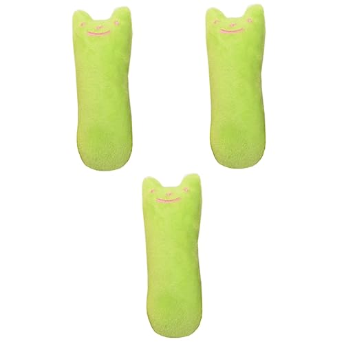 INOOMP 3stücke Kreatives Katzenkratzspielzeug Mit Katzenminze Weiche Kissen Für Zähne Und Krallen Zum Kauen Und Spielen Für Glückliche Und Gesunde Katzen Hellgrün INOOMP 3stücke Kreatives Katzenkratzspielzeug Mit Katzenminze Weiche Kissen Für Zähne Und Krallen Zum Kauen Und Spielen Für Glückliche Und Gesunde Katzen Hellgrün von INOOMP