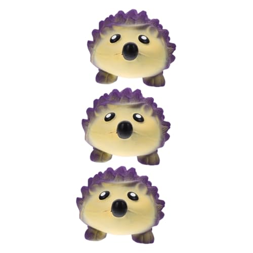 INOOMP 3stücke Squeaky Dog Toy Aus Latex Für Interaktive Spiele Kauspielzeug Für Hunde Zur Zahnpflege Reduzierung Von Sofa-bissen Cartoon Igel Design von INOOMP