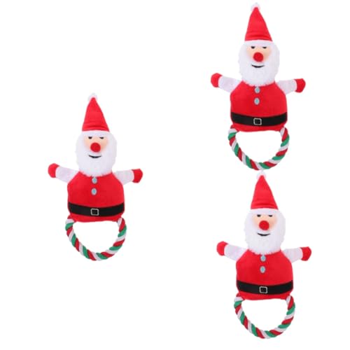 INOOMP 3stücke Weihnachtlicher Hundespielzeug-kauspielzeug Für Welpen Quietschen Langlebig Und Bissfest Zahngesundheit Bekämpfung Von Langeweile INOOMP 3stücke Weihnachtlicher Hundespielzeug-kauspielzeug Für Welpen Quietschen Langlebig Und Bissfest Zahngesundheit Bekämpfung Von Langeweile von INOOMP