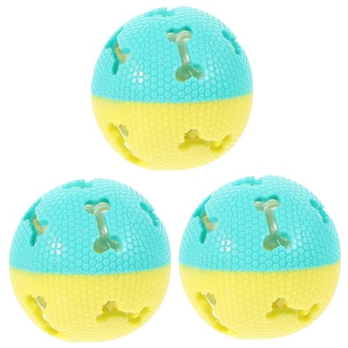 INOOMP 3St Sound-Spielzeug für Haustiere singen Beißball Beißen Sie den Ball Hündchen 7c Hundeball von INOOMP