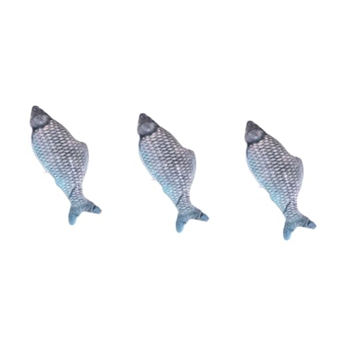 INOOMP 3stücke USB Aufladbares Katzenspielzeug Elektronisches Springendes Fischspielzeug Für Katzen Lustiger Pet Teaser Aus Plüsch Dunkel Crucian Stil INOOMP 3stücke USB Aufladbares Katzenspielzeug Elektronisches Springendes Fischspielzeug Für Katzen Lustiger Pet Teaser Aus Plüsch Dunkel Crucian Stil von INOOMP