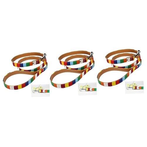 INOOMP 3St für Haustiere Führseil Katzenleinen langlebige Hundeleine Leinenkragen hundegurt hundelaufband keilriemen Hundetraining führen Regenbogenleine die Katze Halsband INOOMP 3St für Haustiere Führseil Katzenleinen langlebige Hundeleine Leinenkragen hundegurt hundelaufband keilriemen Hundetraining führen Regenbogenleine die Katze Halsband von INOOMP