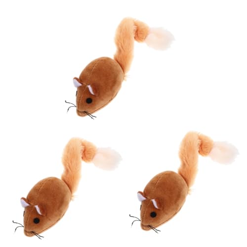 INOOMP 3 Stücke Katze Mäuse Plüsch Muss- Funktionen Für Unterhaltsam Indoor Katzen INOOMP 3 Stücke Katze Mäuse Plüsch Muss- Funktionen Für Unterhaltsam Indoor Katzen von INOOMP