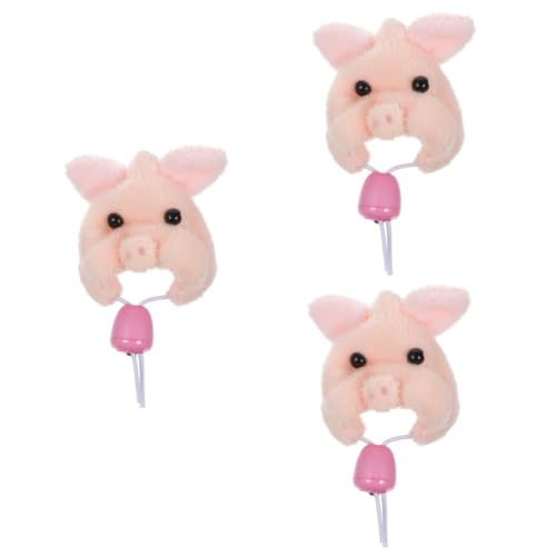 INOOMP 3stücke Hamster Hut Plüsch Für Kleine Haustiere Süße Und Bequeme Kopfbedeckung Für Meerschweinchen Chinchilla Frettchen Für Und Foto-Sessions von INOOMP