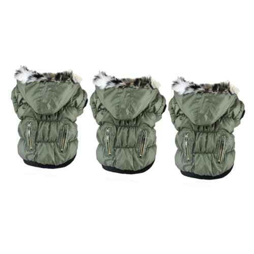 INOOMP 3st Haustier Hund Mantel Wintermäntel Haustier Hält Warme Kleidung Hundepullover Für Kleine Hunde Hundewintermantel Hoodiejacke Welpen Hoodie Winter Haustierjacke Winterkleidung INOOMP 3st Haustier Hund Mantel Wintermäntel Haustier Hält Warme Kleidung Hundepullover Für Kleine Hunde Hundewintermantel Hoodiejacke Welpen Hoodie Winter Haustierjacke Winterkleidung von INOOMP