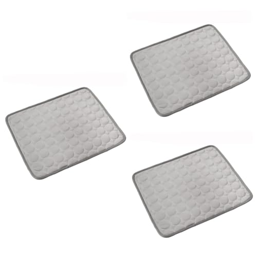 INOOMP 3st Haustier Kühle Unterlage Haustier Seide Kleines Hundebett Waschbar Sommerkühlmatte Für Haustiere Kühlbox Pad Kühldecke Hund Haustier-kühlpads Für Hunde Hundebox Matte INOOMP 3st Haustier Kühle Unterlage Haustier Seide Kleines Hundebett Waschbar Sommerkühlmatte Für Haustiere Kühlbox Pad Kühldecke Hund Haustier-kühlpads Für Hunde Hundebox Matte von INOOMP