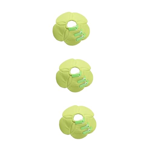 INOOMP 3st Haustierhalsband Aus Stoff Dog Cone Alternative Hundehalsbänder Für Welpen Welpenhalsbänder Für Kleine Welpen Für Hunde Green von INOOMP