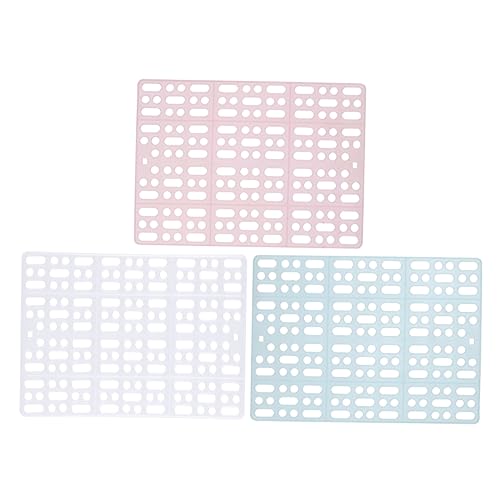 INOOMP 3stück Pet Foot Mats Aus Kunststoff Mit Fixierung rutschfeste Matte Für Kaninchen Meerschweinchen Chinchillas Für Käfige Und Freigehege Pflegeleicht Und Bequem INOOMP 3stück Pet Foot Mats Aus Kunststoff Mit Fixierung rutschfeste Matte Für Kaninchen Meerschweinchen Chinchillas Für Käfige Und Freigehege Pflegeleicht Und Bequem von INOOMP