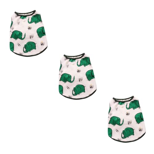 INOOMP 3st Hundeweste Hundeshirt Aus Baumwolle Baumwollkleidung Für Hunde Haustier-Baumwollweste Hunde-t-Shirt Kleine Hundekleidung Haustierkleidung Weiß INOOMP 3st Hundeweste Hundeshirt Aus Baumwolle Baumwollkleidung Für Hunde Haustier-Baumwollweste Hunde-t-Shirt Kleine Hundekleidung Haustierkleidung Weiß von INOOMP