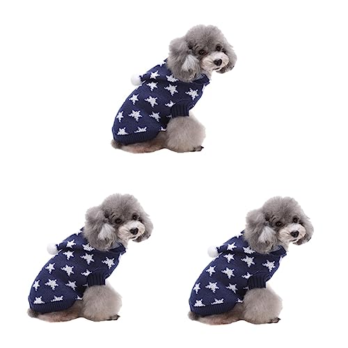 INOOMP 3st Party-hundetuch Welpen-Overall Hundepullover Für Große Hunde Hund Wintermantel Kleiner Welpenpullover Welpen Pullover Kleine Hundekleidung Halloweenkostü Welpenkleidung INOOMP 3st Party-hundetuch Welpen-Overall Hundepullover Für Große Hunde Hund Wintermantel Kleiner Welpenpullover Welpen Pullover Kleine Hundekleidung Halloweenkostü Welpenkleidung von INOOMP