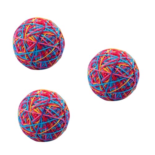 INOOMP 3st Selbstglücklicher Ball Kätzchen Interaktives Spielzeug Reinigungsmittel Weiches Spielzeug Katze Behandeln Ball Interaktive Bälle Für Kätzchen Spaß Plüsch Wollknäuel Haustier INOOMP 3st Selbstglücklicher Ball Kätzchen Interaktives Spielzeug Reinigungsmittel Weiches Spielzeug Katze Behandeln Ball Interaktive Bälle Für Kätzchen Spaß Plüsch Wollknäuel Haustier von INOOMP