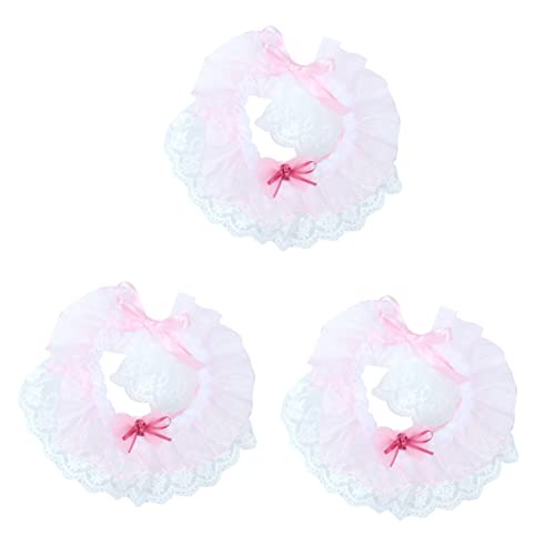 INOOMP 3 Stücke Chic Spitze Haustier Schal Haustier Lätzchen Weichen Warmen Kragen Stilvolle Hund Hochzeit Schal Für Katze Hund Decor INOOMP 3 Stücke Chic Spitze Haustier Schal Haustier Lätzchen Weichen Warmen Kragen Stilvolle Hund Hochzeit Schal Für Katze Hund Decor von INOOMP