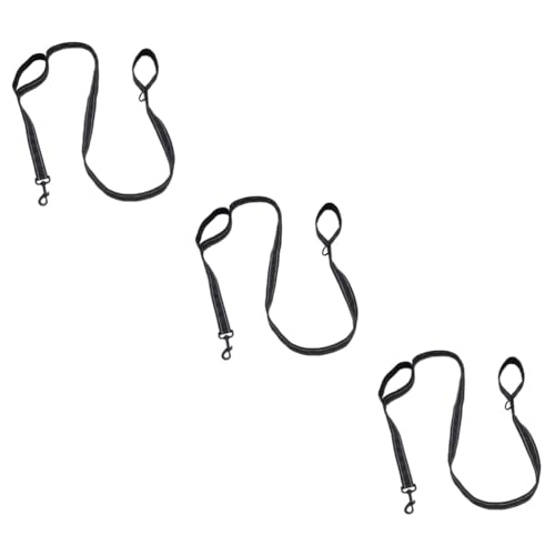 INOOMP 3stücke Doppellagige Nylon-hundeleine Reflektierend Verstärkt Für Große Hunde Für Outdoor-aktivitäten Robust Und Bequem Für Training Und Reisen von INOOMP