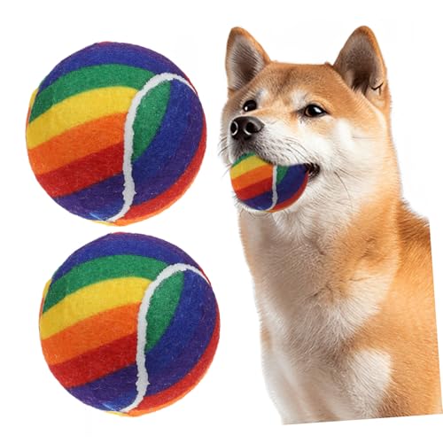 INOOMP 3stücke Interaktive Tennisbälle Für Hunde Bunte Elastische Gummibälle Für Training Und Spielspaß Langlebig Und Widerstandsfähig Gegen Kauen Für Kleine Und Mittelgroße INOOMP 3stücke Interaktive Tennisbälle Für Hunde Bunte Elastische Gummibälle Für Training Und Spielspaß Langlebig Und Widerstandsfähig Gegen Kauen Für Kleine Und Mittelgroße von INOOMP