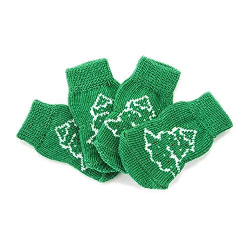 INOOMP Hunde Haustiersocken-Set – 4 Paar Schneemann & Warm Und Bequem von INOOMP
