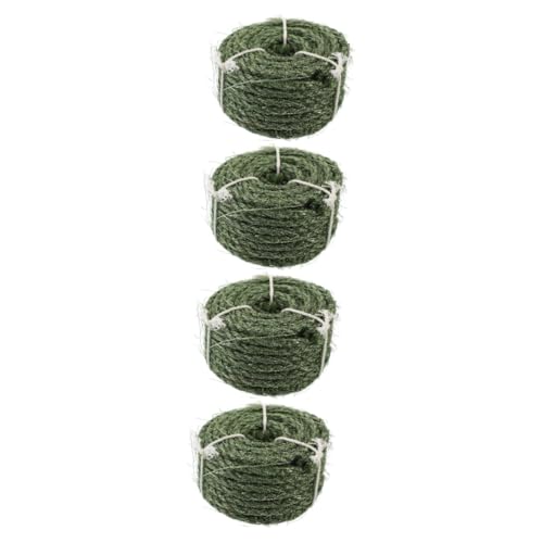INOOMP 4rollen Natürliche Sisal Seilrolle Für Katzenkratzbaum Strapazierfähige Und Verschleißfeste Ersatzschnur Für Reparaturen Und Kratzmöbelgestaltung INOOMP 4rollen Natürliche Sisal Seilrolle Für Katzenkratzbaum Strapazierfähige Und Verschleißfeste Ersatzschnur Für Reparaturen Und Kratzmöbelgestaltung von INOOMP