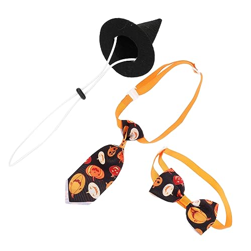INOOMP 4 Sätze Haustier-Halloween-Hut Hund Welpenhalsband Haustierhut Halloween Hexenmantel Welpen Lustige Haustierkopfbedeckung Halloween-welpenhut Igel Bett Polyester INOOMP 4 Sätze Haustier-Halloween-Hut Hund Welpenhalsband Haustierhut Halloween Hexenmantel Welpen Lustige Haustierkopfbedeckung Halloween-welpenhut Igel Bett Polyester von INOOMP