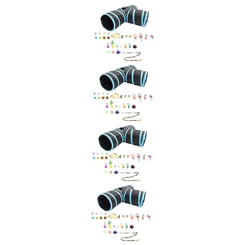 INOOMP 4 Sets Interaktives Katzenspielzeug Für Indoor-Katzen Katzenspielzeug Großset Tunnel Teasing Spielzeug INOOMP 4 Sets Interaktives Katzenspielzeug Für Indoor-Katzen Katzenspielzeug Großset Tunnel Teasing Spielzeug von INOOMP