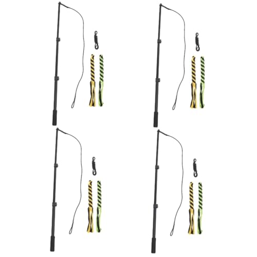 INOOMP 4 Sätze Teleskopischer Hundeteaser Hundestock Hundetraining Hundeseil Trainingsseil Für Hunde Outdoor-spielset Pole Pol Spielzeug Draussen Flirtstab Rutschfester Griff Aus Schwamm INOOMP 4 Sätze Teleskopischer Hundeteaser Hundestock Hundetraining Hundeseil Trainingsseil Für Hunde Outdoor-spielset Pole Pol Spielzeug Draussen Flirtstab Rutschfester Griff Aus Schwamm von INOOMP