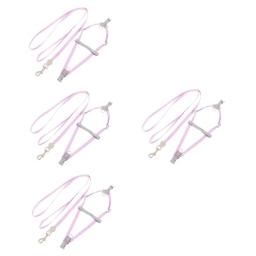 INOOMP 4 Sätze Verstellbares Katzengeschirr kleines Geschirr für Katze Katzengeschirre Katzen sicherheitsgeschirr cat Leash Gürtel Fluchtsicheres Katzengeschirr Kätzchenleine Haustier INOOMP 4 Sätze Verstellbares Katzengeschirr kleines Geschirr für Katze Katzengeschirre Katzen sicherheitsgeschirr cat Leash Gürtel Fluchtsicheres Katzengeschirr Kätzchenleine Haustier von INOOMP