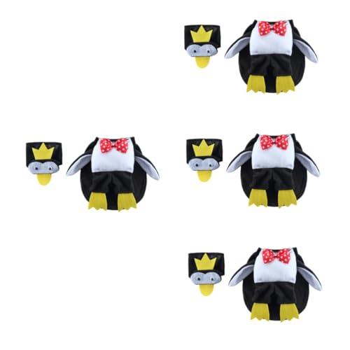 INOOMP 4sätze Hundecape Für Halloween Niedliches Penguin Kostüm Für Hunde Verstellbare Hundekleidung Für Partys Und Fotoshootings Cosplay Outfit Für Haustiere von INOOMP