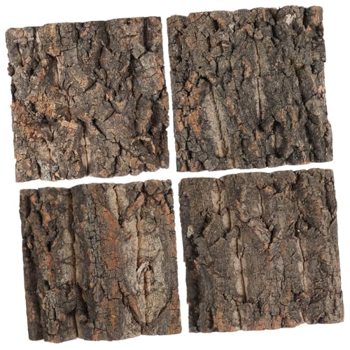 INOOMP 4 Stück Aquarium Dekoration Hintergrund Reptilienzubehör bellt Form Rinde für Reptilien Lebensraumrinde Tank für Reptilienbecken Korkrinde für Terrarien Natürliche Kork rinde INOOMP 4 Stück Aquarium Dekoration Hintergrund Reptilienzubehör bellt Form Rinde für Reptilien Lebensraumrinde Tank für Reptilienbecken Korkrinde für Terrarien Natürliche Kork rinde von INOOMP