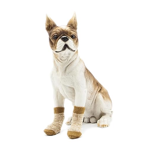 INOOMP Hund Socken 4 Stücke Baumwolle Haustier Socken Für Welpen Warme Bequeme von INOOMP
