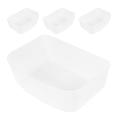 INOOMP 4 Stück Hängende Futterspender Futter- Und Wasserbehälter Badewassernapf Für Vögel Hamster Mäuse Ratten Kaninchen Meerschweinchen Weiß INOOMP 4 Stück Hängende Futterspender Futter- Und Wasserbehälter Badewassernapf Für Vögel Hamster Mäuse Ratten Kaninchen Meerschweinchen Weiß von INOOMP