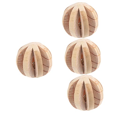 INOOMP 4stücke Hamster Kauspielzeug Natürlichem Bissfestes Molarspielzeug Für Kleintiere Für Hamster Kaninchen Und Meerschweinchen Zahnpflege Und Unterhaltung von INOOMP