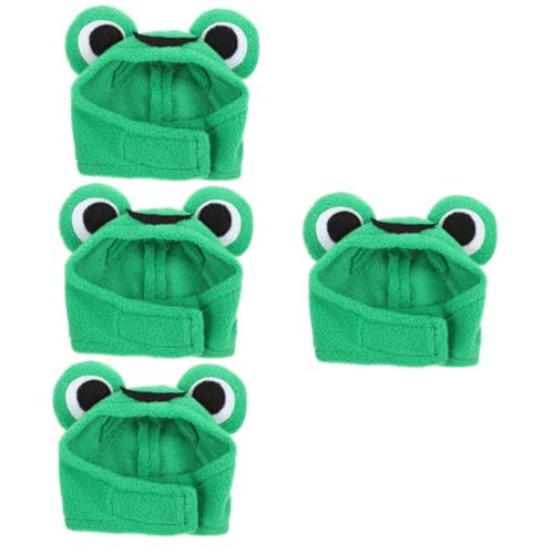 INOOMP 4 Stück Hamsterkopfbedeckung hamsterzubehör Hamster zubehör Hasenmütze Cosplay-Outfits Kleider Tiara froschförmiger Hamsterhut Hamster Kleiner Hut niedlich Chinchilla Haustier INOOMP 4 Stück Hamsterkopfbedeckung hamsterzubehör Hamster zubehör Hasenmütze Cosplay-Outfits Kleider Tiara froschförmiger Hamsterhut Hamster Kleiner Hut niedlich Chinchilla Haustier von INOOMP